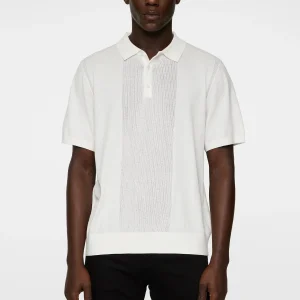REYMOND SOLID STRIPE POLO - WHITE