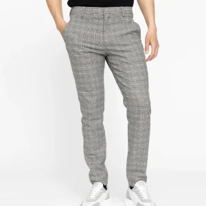 JOSH 72 - BLACK SAND CHECK - LENGTEMAAT 34