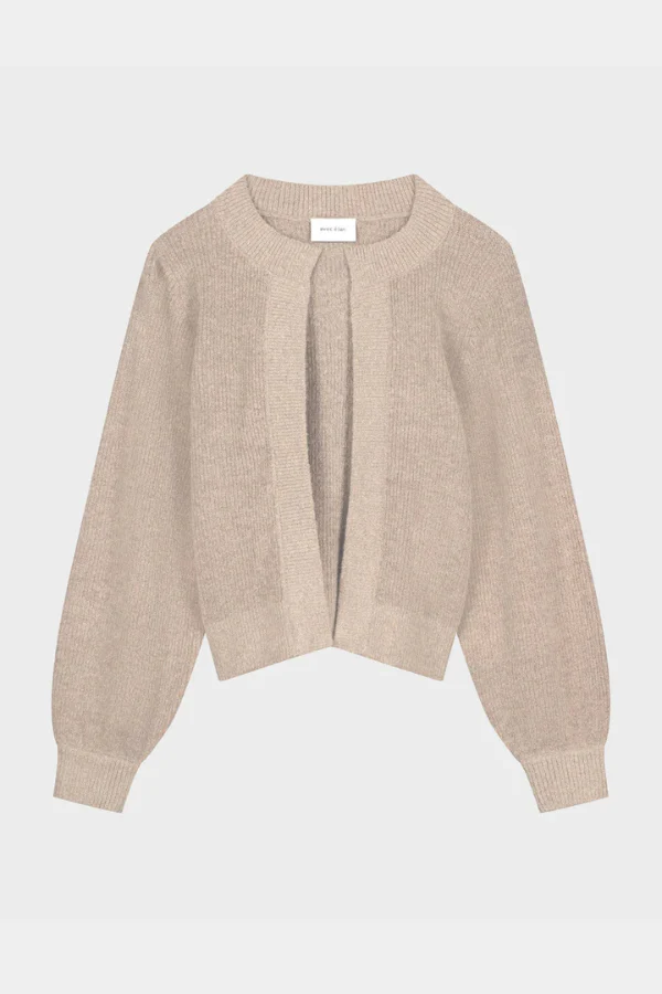 BRITT CARDIGAN - TAUPE - Afbeelding 4