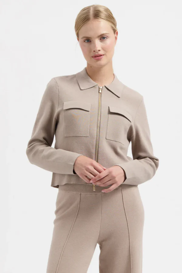 EVA CARDIGAN - TAUPE - Afbeelding 3