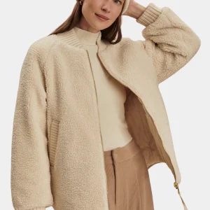 SERINA REVERSIBLE QUILT JACKET - SANDSHELL