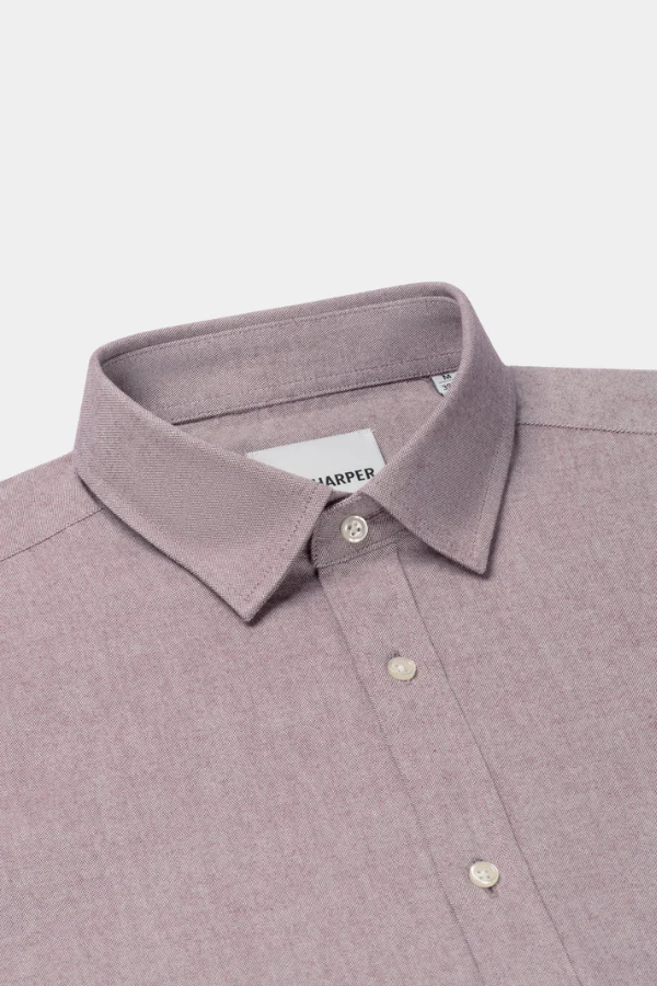 LUX WARM SHIRT - PLUM - Afbeelding 3