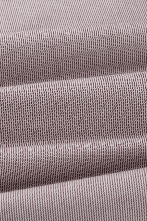 LUX WARM SHIRT - PLUM MINI STRIPE - Afbeelding 4