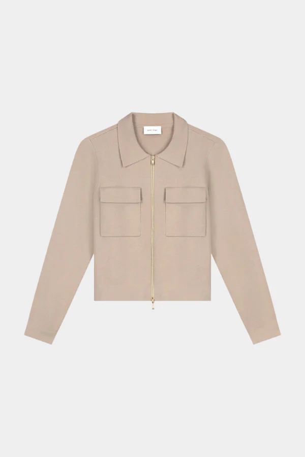 EVA CARDIGAN - TAUPE - Afbeelding 5