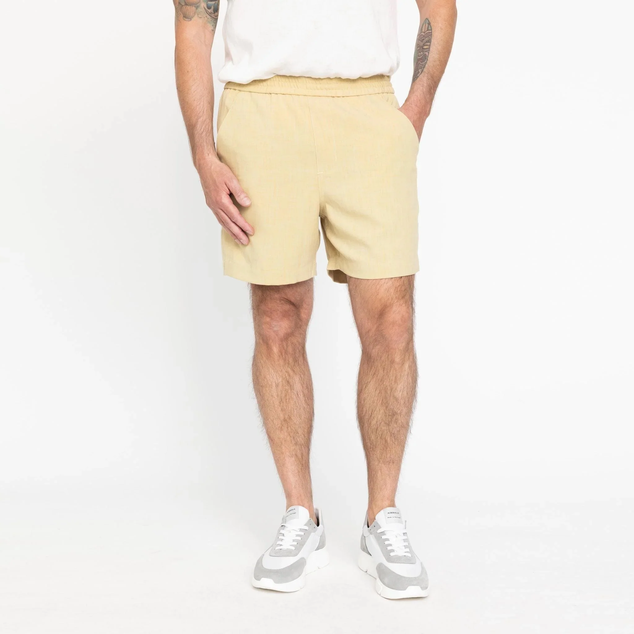 TURI SHORTS - YELLOW MELANGE - Afbeelding 2