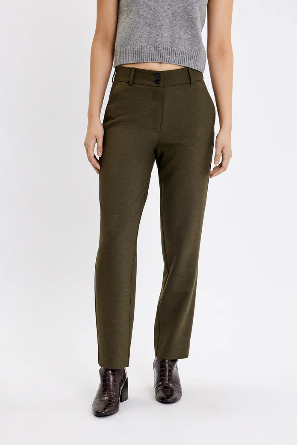 DAPHNEFV 085 - OLIVE MELANGE - ANKLE - Afbeelding 2