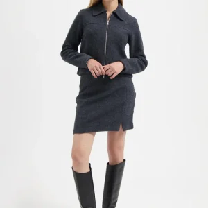 ANNEMIEK CARDIGAN - GREY MELANGE