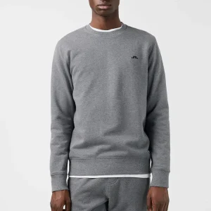 CAL CREW NECK SWEAT - MID GREY MELANGE