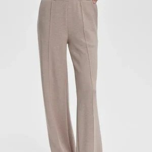 THE WIDE LEG PANT 28 - TAUPE MARL