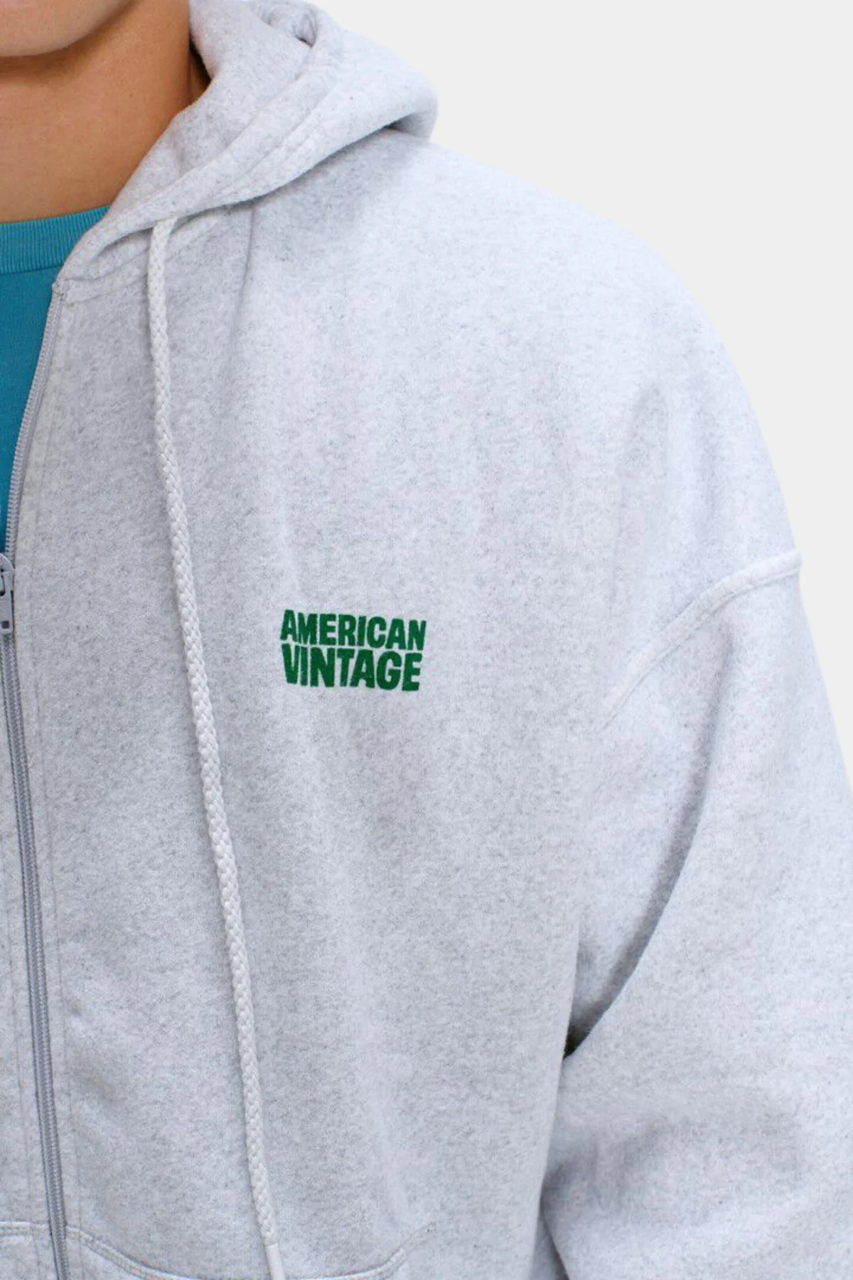 SWEAT ML CAPUCHE ZIPPE - GRIS CHINE - Afbeelding 3