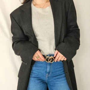 Liv - krijtstreep blazer Hugo Boss, scheerwol | 3XL