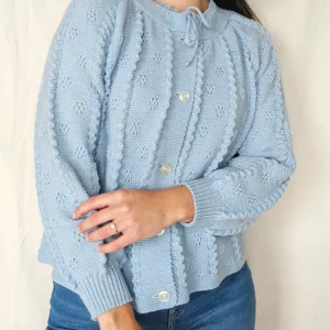 Aveline - gebreid vest, wolmix | M