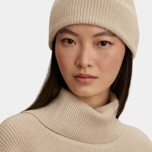 RONAN STITCH STRIPE BEANIE - SILVER BIRCH