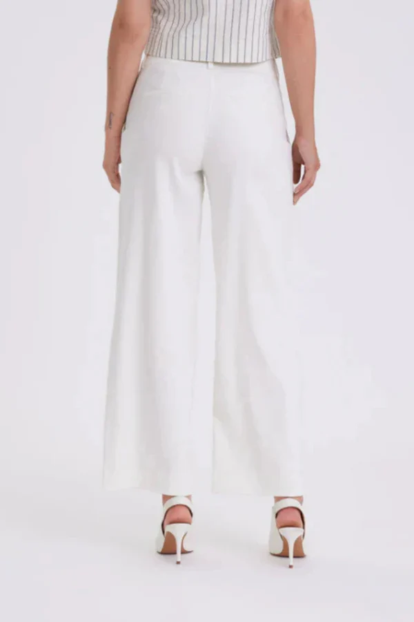 DENAFV 769 - CREAM WHITE LINEN - ANKLE - Afbeelding 3