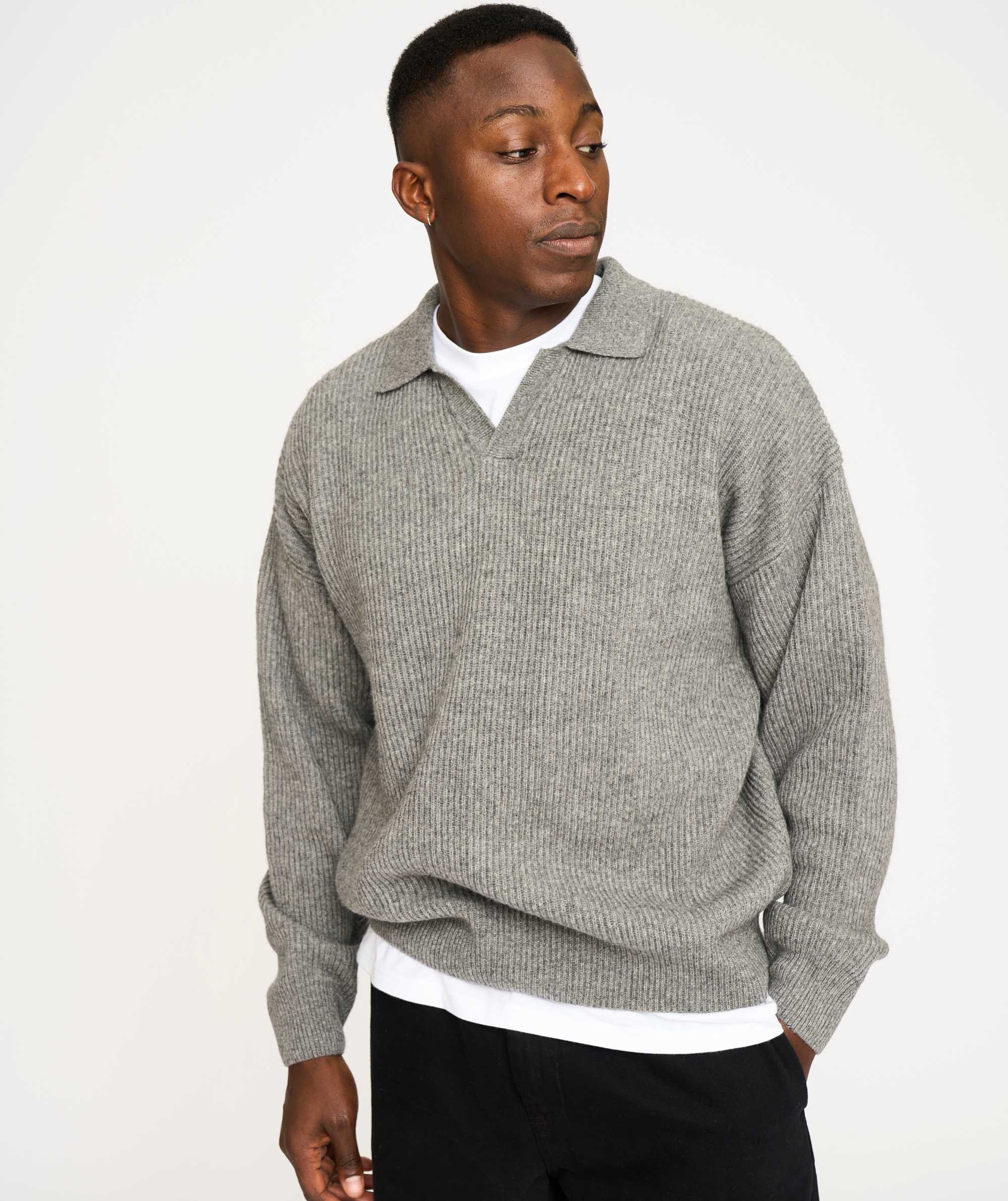 KANE POLO - LIGHT GREY MELANGE - Afbeelding 4