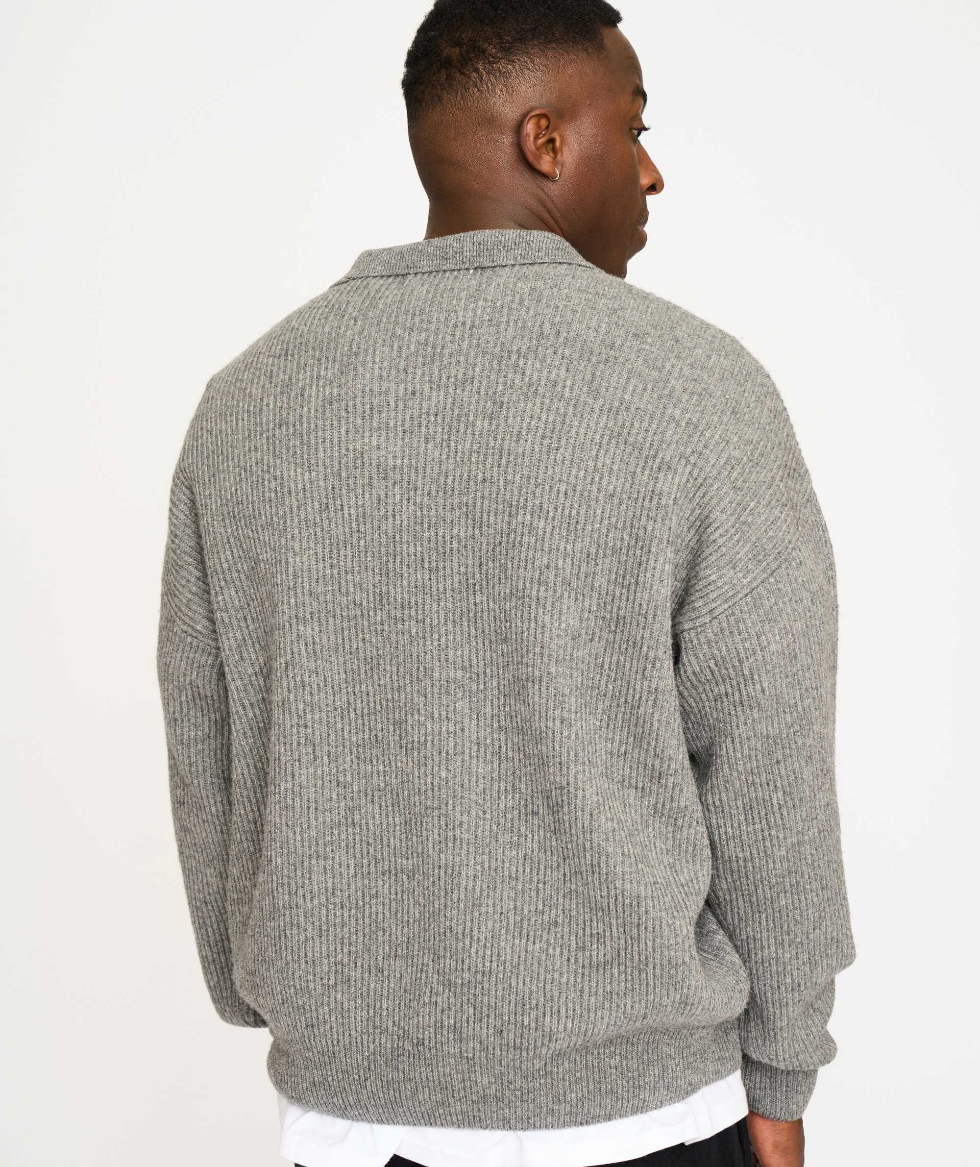 KANE POLO - LIGHT GREY MELANGE - Afbeelding 5