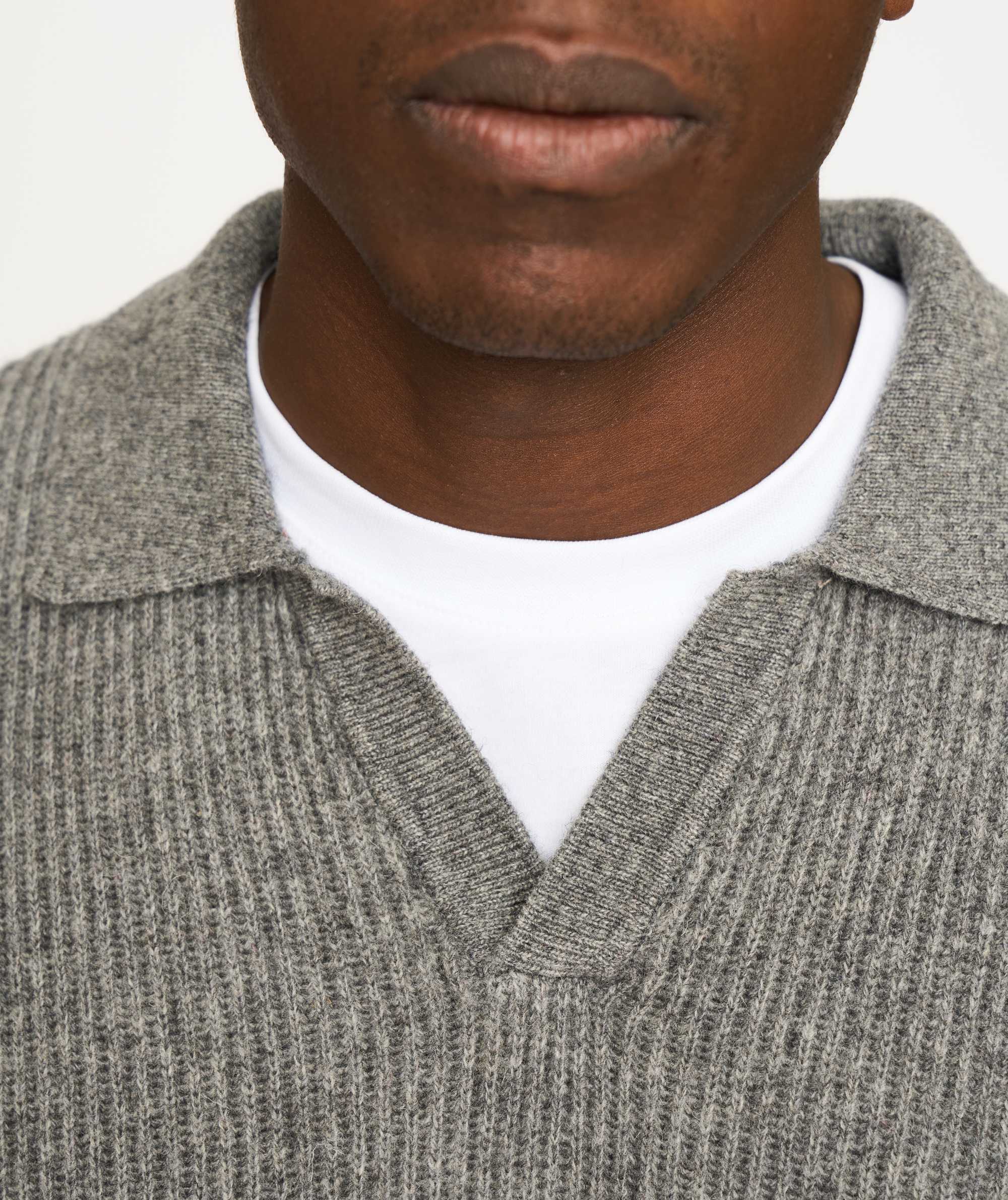 KANE POLO - LIGHT GREY MELANGE - Afbeelding 6