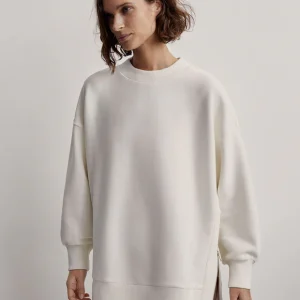 MAE BOYFRIEND SWEAT - EGRET