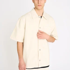 NOAH SHORT SLEEVE SHIRT - WHITE