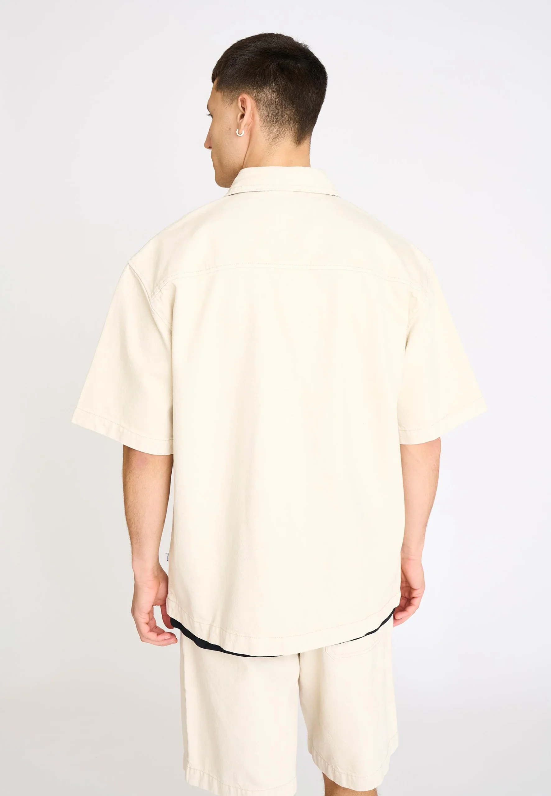 NOAH SHORT SLEEVE SHIRT - WHITE - Afbeelding 3
