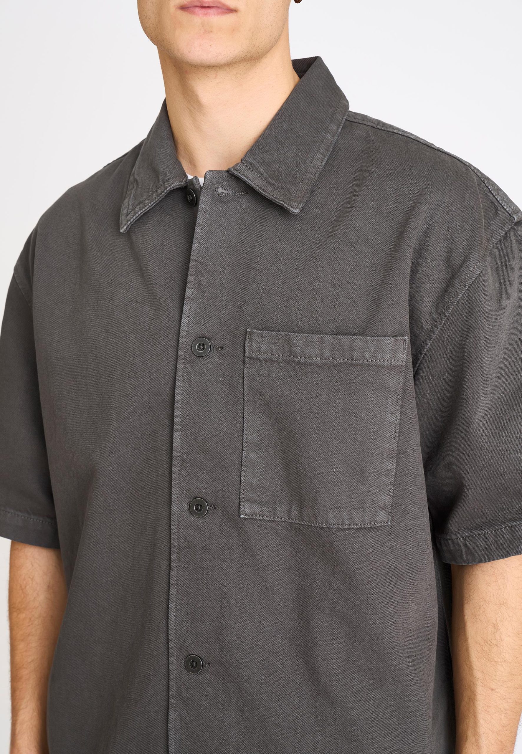 NOAH SHORT SLEEVE SHIRT - GREY - Afbeelding 5