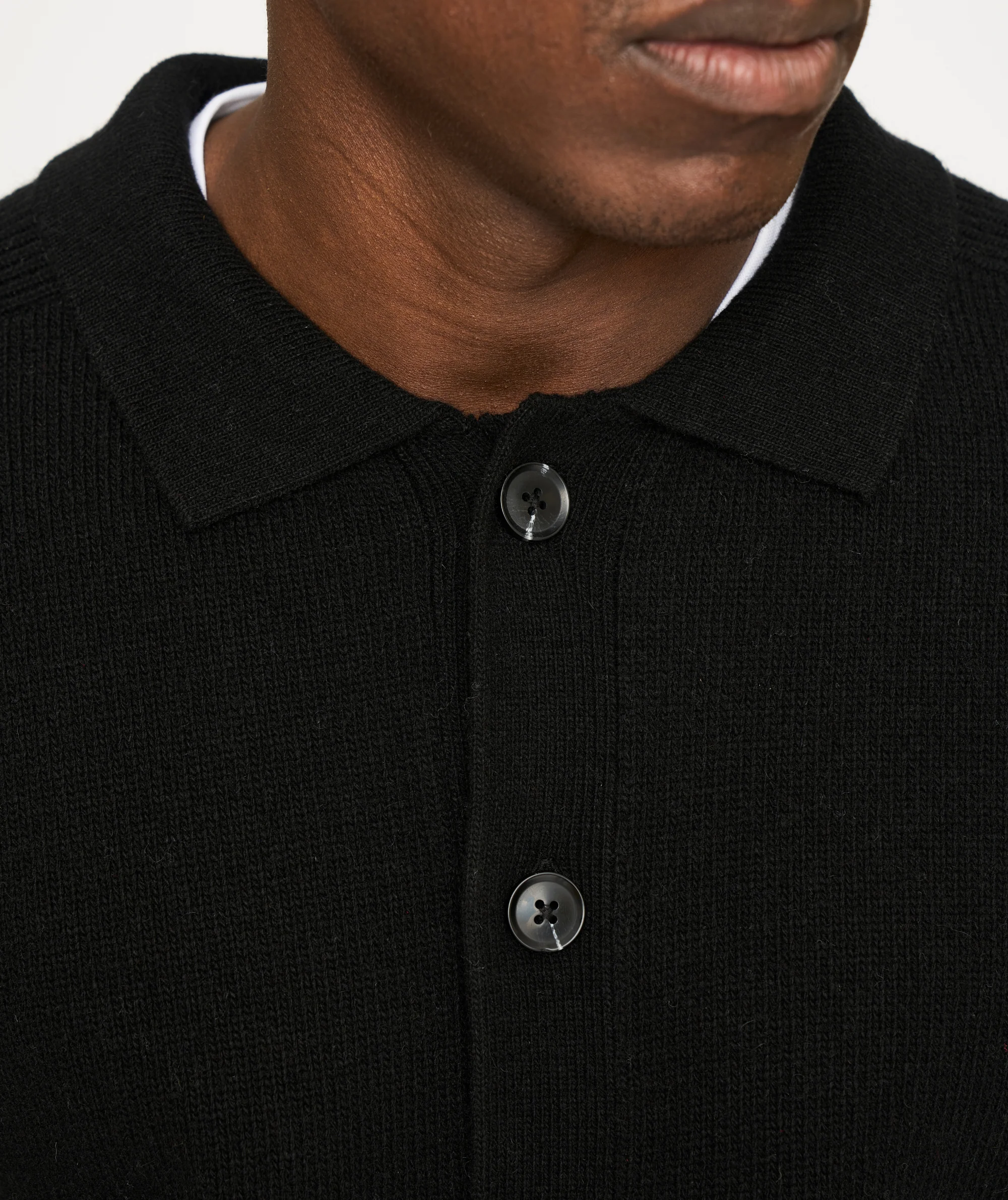 DEAN CARDIGAN - BLACK - Afbeelding 4