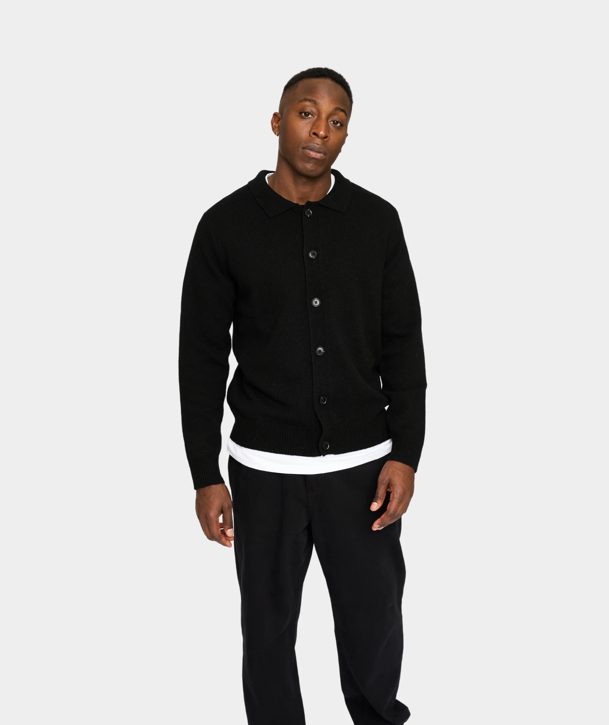 DEAN CARDIGAN - BLACK - Afbeelding 2