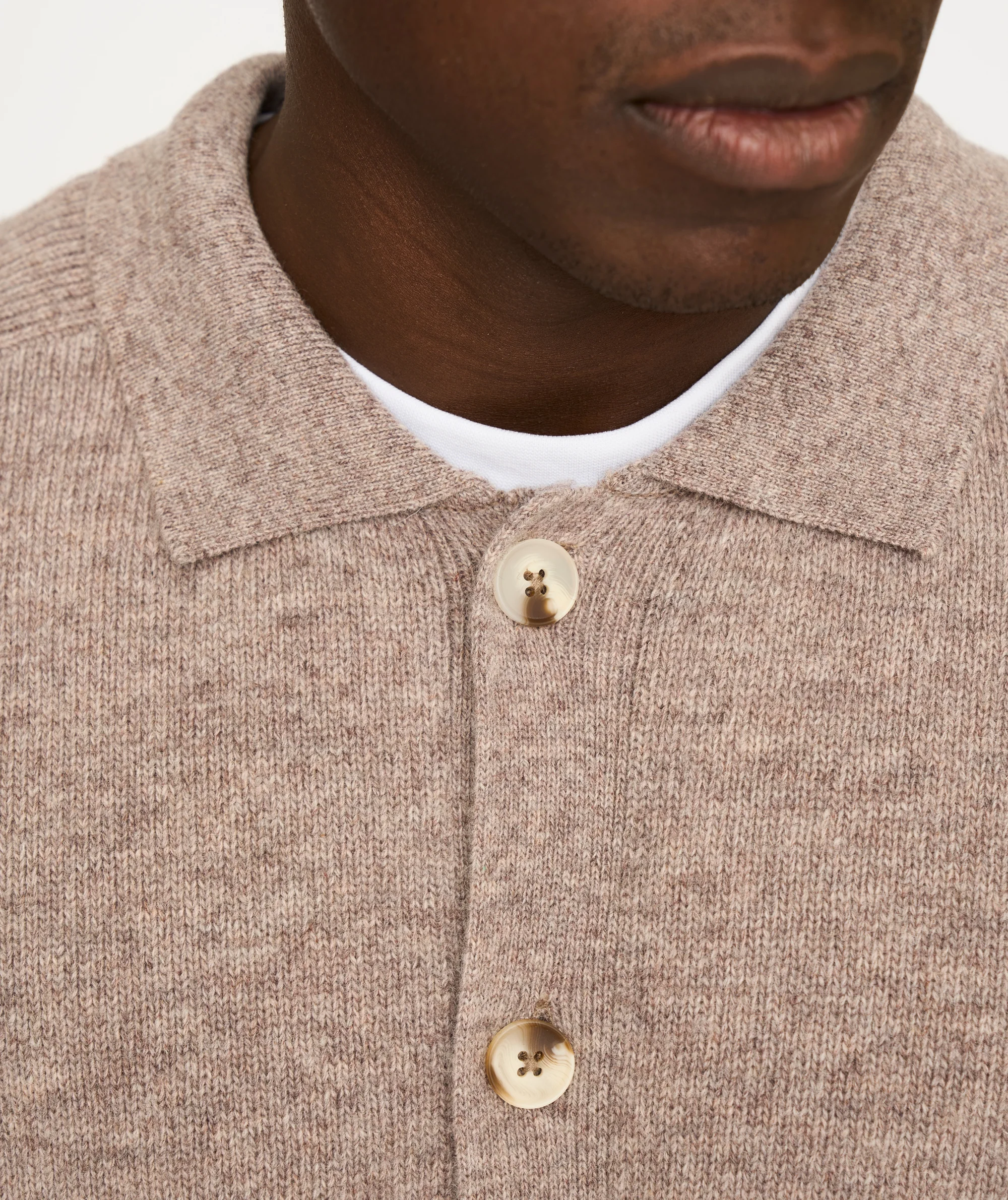 DEAN CARDIGAN - SAND - Afbeelding 4