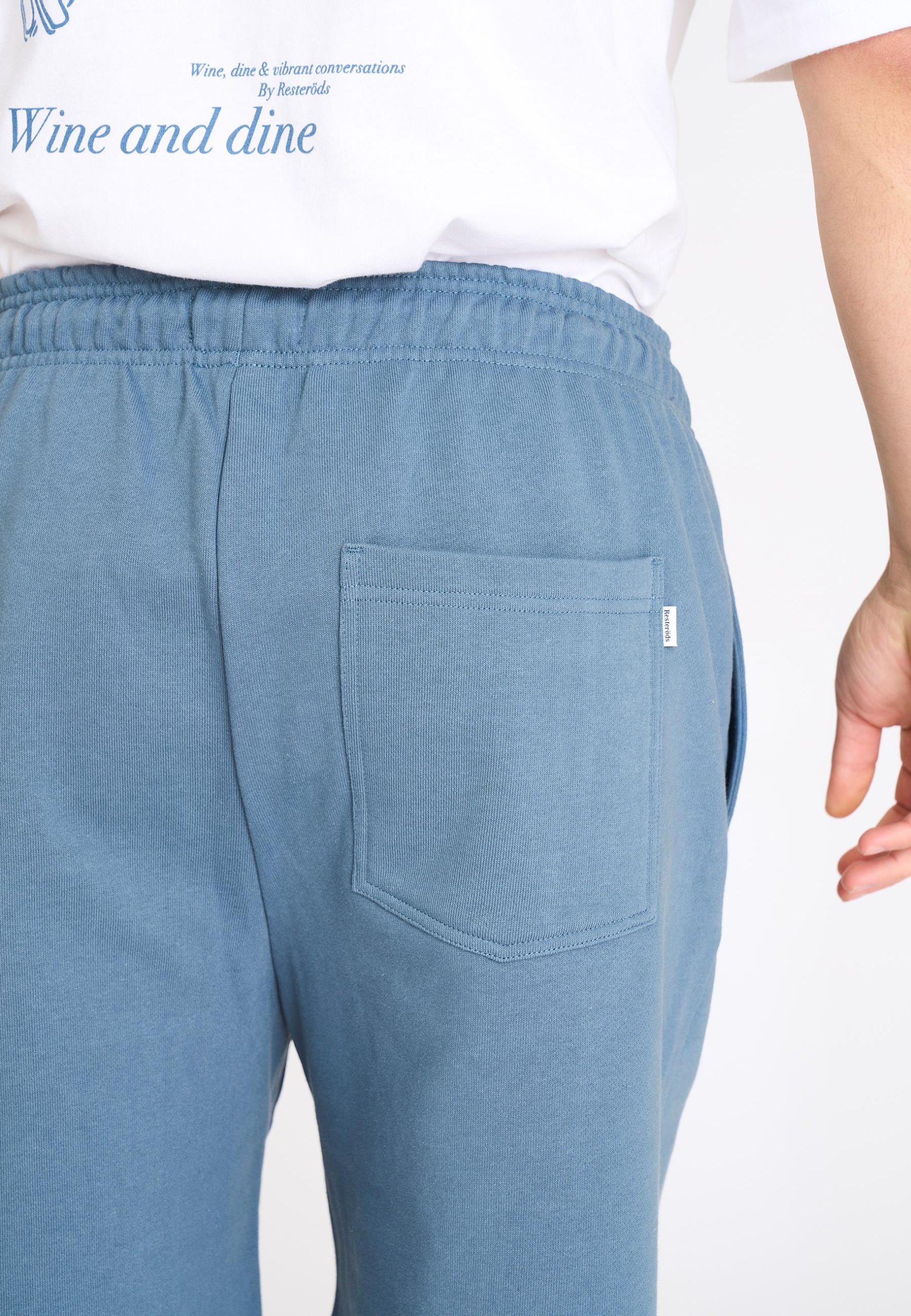 LOUIS SWEAT SHORTS - BLUE - Afbeelding 6