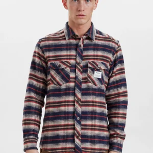 FLANNEL SHIRT - NAVY
