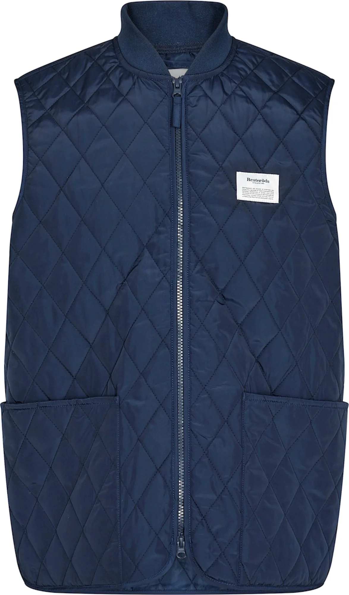 QUILTED ZIP VEST - NAVY - Afbeelding 7