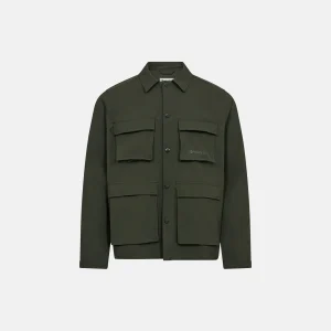 RT NYLON LIGHTWEIGHT OVERSHIRT - GREEN