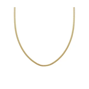 CHAIN HERRINGBONE 40 CM - GOLD