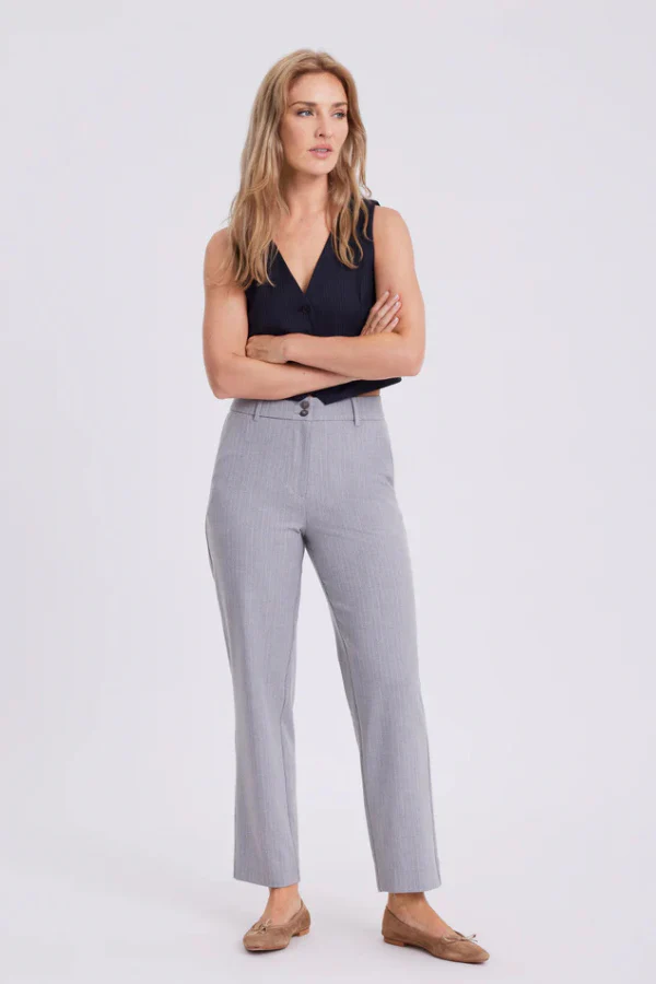 DAPHNEFV 553 - GRS LIGHT GREY PINSTRIPE - ANKLE - Afbeelding 4