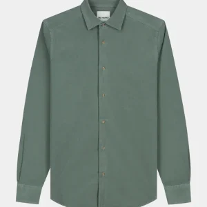 BABY CORDUROY SHIRT - LEAF GREEN