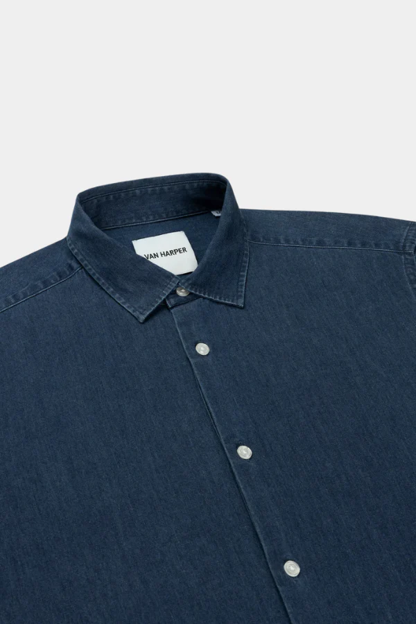 DENIM SHIRT - MID BLUE WASHED - Afbeelding 3