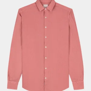 LINEN HIGH SUMMER SHIRT - RASBERRY
