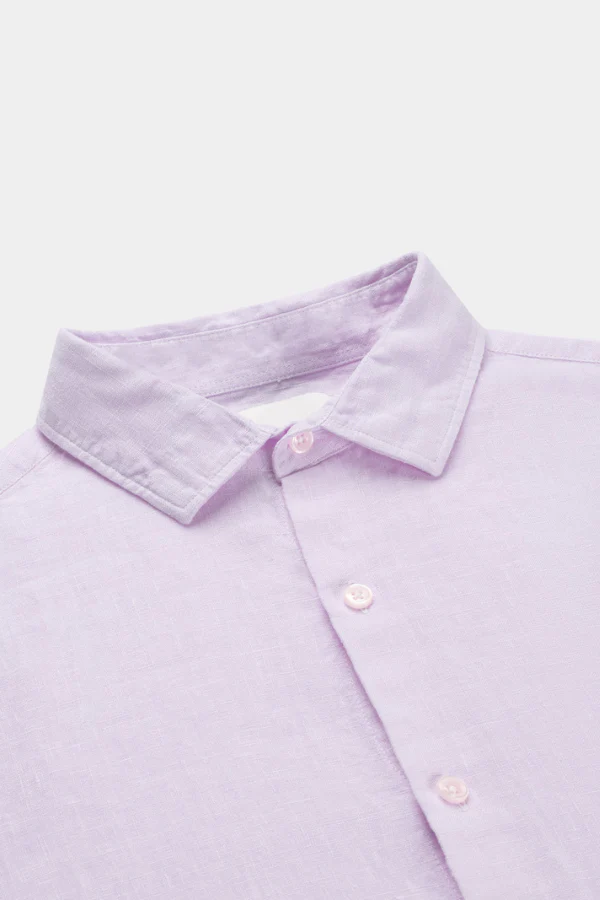 LINEN WIDE SPREAD - SOLID - LAVENDER - Afbeelding 3
