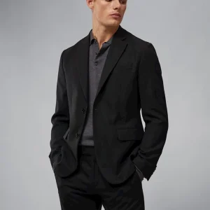 HOPPER U ACTIVE HOPSACK BLAZER - BLACK