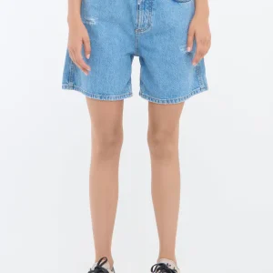BASERRE DENIM SHORTS - LIGHT BLUE DENIM