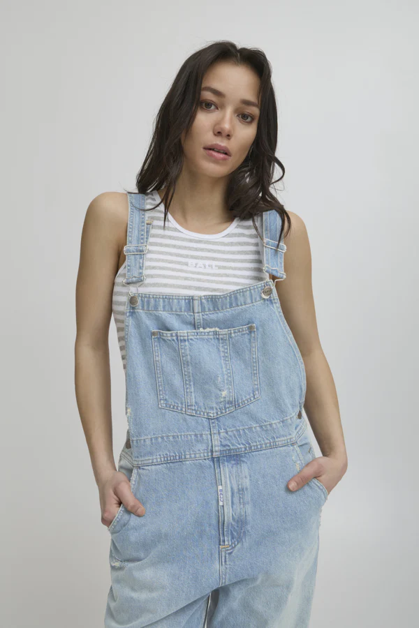 BASERAFINA OVERALLS - LIGHT BLUE DENIM TINT - Afbeelding 4