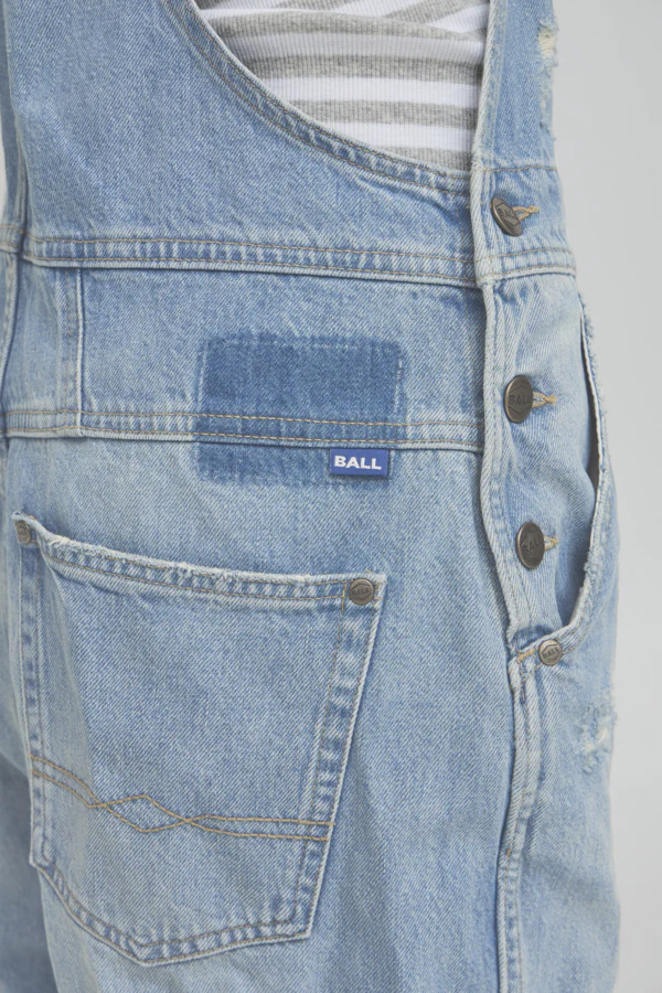 BASERAFINA OVERALLS - LIGHT BLUE DENIM TINT - Afbeelding 6