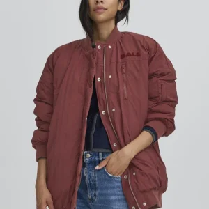 BAESTEL QUILTED OZ BOMBER - CHOCOLATE TRUFFLE