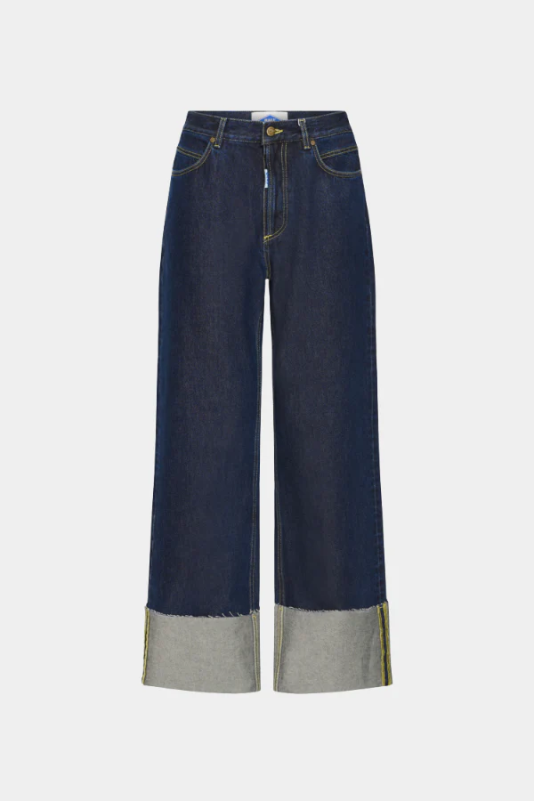 BASERAFINA JEANS - BLUE/BLACK WASH - Afbeelding 7