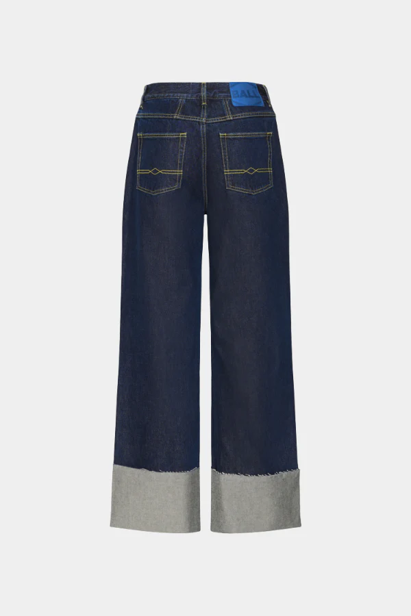 BASERAFINA JEANS - BLUE/BLACK WASH - Afbeelding 8