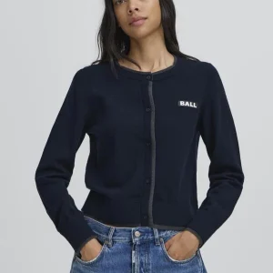 BAMARIETTA KNIT CARDIGAN - SKY CAPTAIN