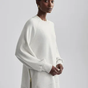 NICOLE BOYFRIEND - SWEAT IVORY MARL