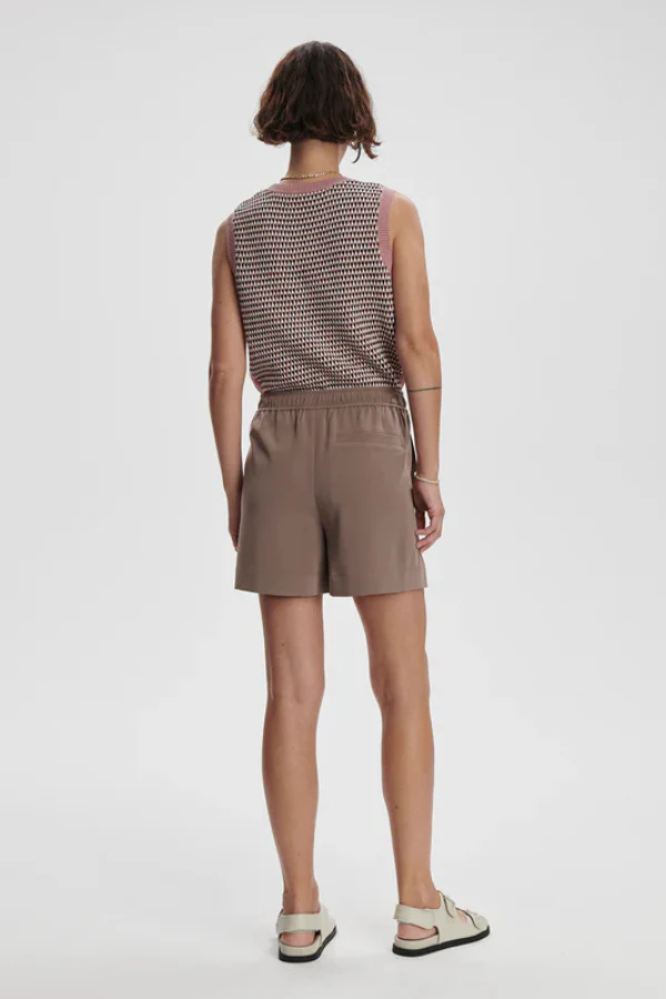 MARIYA EASY PLEAT SHORT 4.5 - DEEP TAUPE - Afbeelding 7