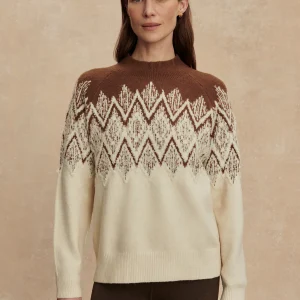 SIREN JACQUARD SWEATER 2.0 - COCOA DUST