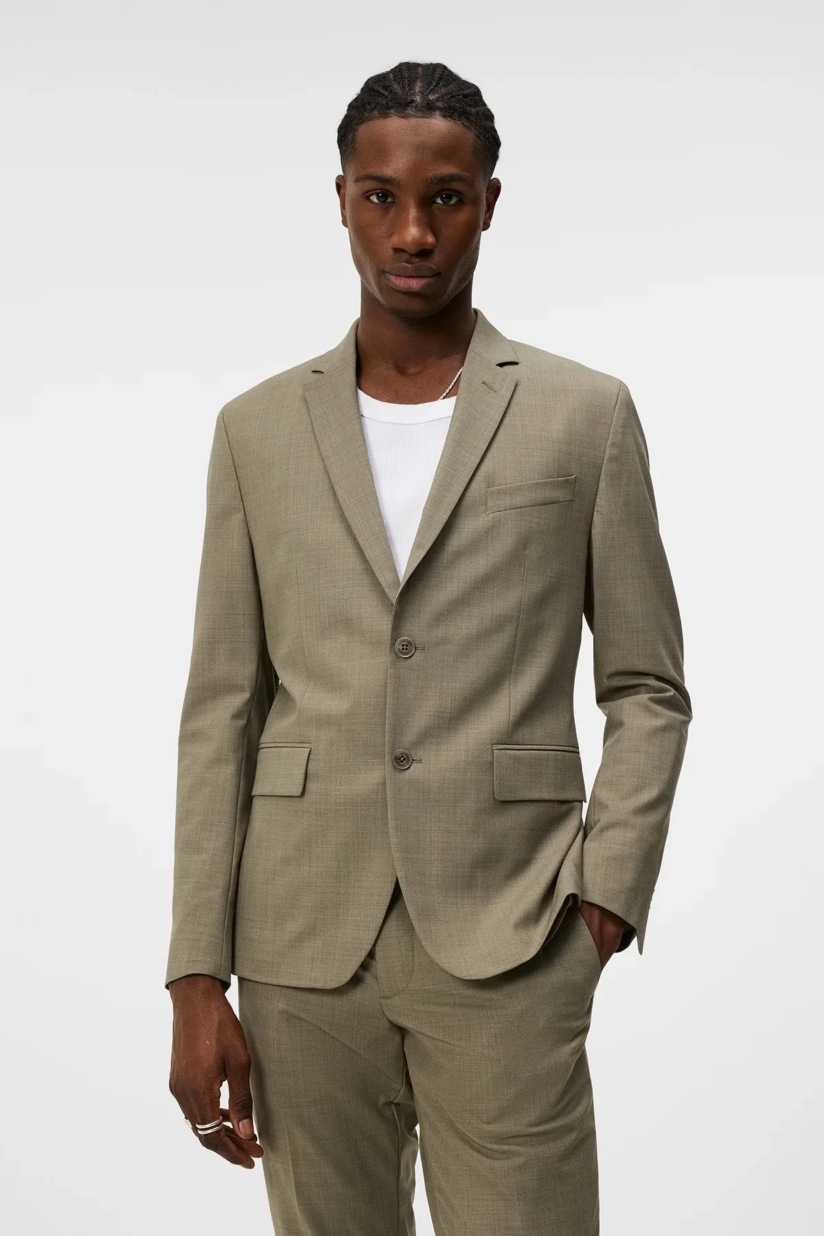 HOPPER U BI-STRETCH BLAZER - OIL GREEN REGULAR - Afbeelding 2